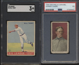 Pre-WWII Graded Mixer Break (150 spots) ~ featuring Christy Mathewson and Joe Dimaggio (Limit REMOVED)