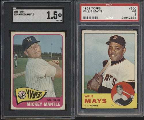 1960s MLB Mini-Mixer ~ (20 Spots, LIMIT 1) featuring Mantle, Mays, and More!