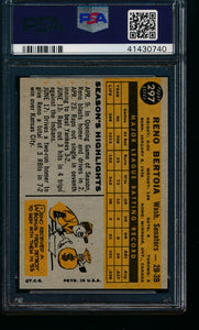1960 Topps  297 Reno Bertoia  PSA 7 NM 13242