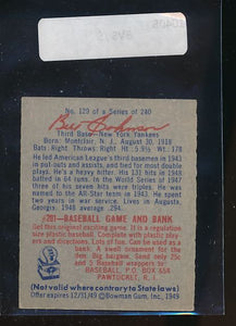 1949 Bowman  129 Bill Johnson  EX 10405