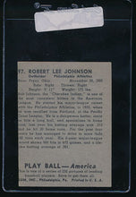 Load image into Gallery viewer, 1939 Play Ball  97 Bob Johnson  Trimmed 10700