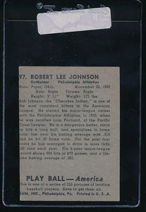 1939 Play Ball  97 Bob Johnson  Trimmed 10700