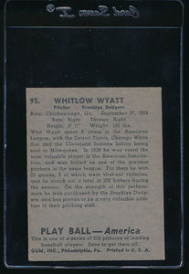 1939 Play Ball  95 Whit Wyatt  Trimmed 10704
