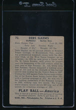 Load image into Gallery viewer, 1939 Play Ball  72 Debs Garms  G/VG 10752