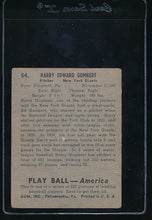 Load image into Gallery viewer, 1939 Play Ball  54 Harry Gumpert  VG 10785