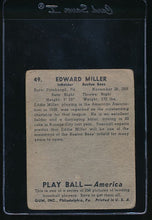 Load image into Gallery viewer, 1939 Play Ball  49 Eddie Miller  F 10792
