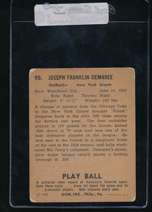 1940 Play Ball  90 Frank Demaree   VG 10993