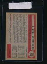 Load image into Gallery viewer, 1954 Bowman  36  George Strickland  EX-MT 11071