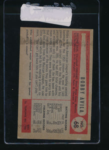 1954 Bowman  68  Bobby Avila  VG-EX 11078