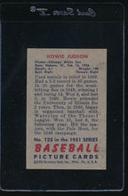 Load image into Gallery viewer, 1951 Bowman  123 Howie Judson  VG 12050