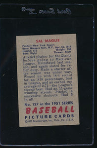 1951 Bowman  127 Sal Maglie  EX 12062