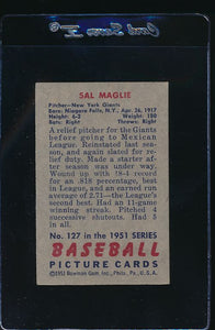 1951 Bowman  127 Sal Maglie  VG-EX 12068