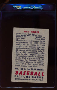 1951 Bowman  128 Ellis Kinder   G/VG 12312