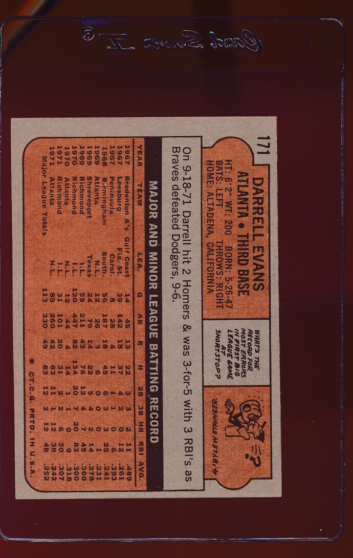 1972 Topps  167 Deron Johnson  VG-EX 12564