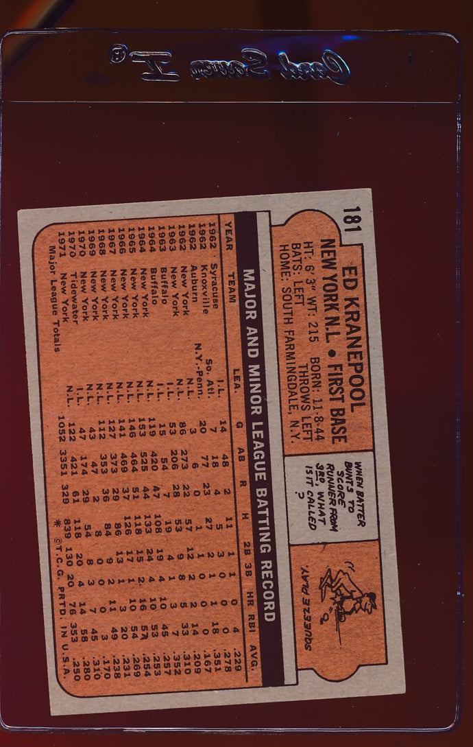 1972 Topps  173 Clay Kirby  VG-EX 12566