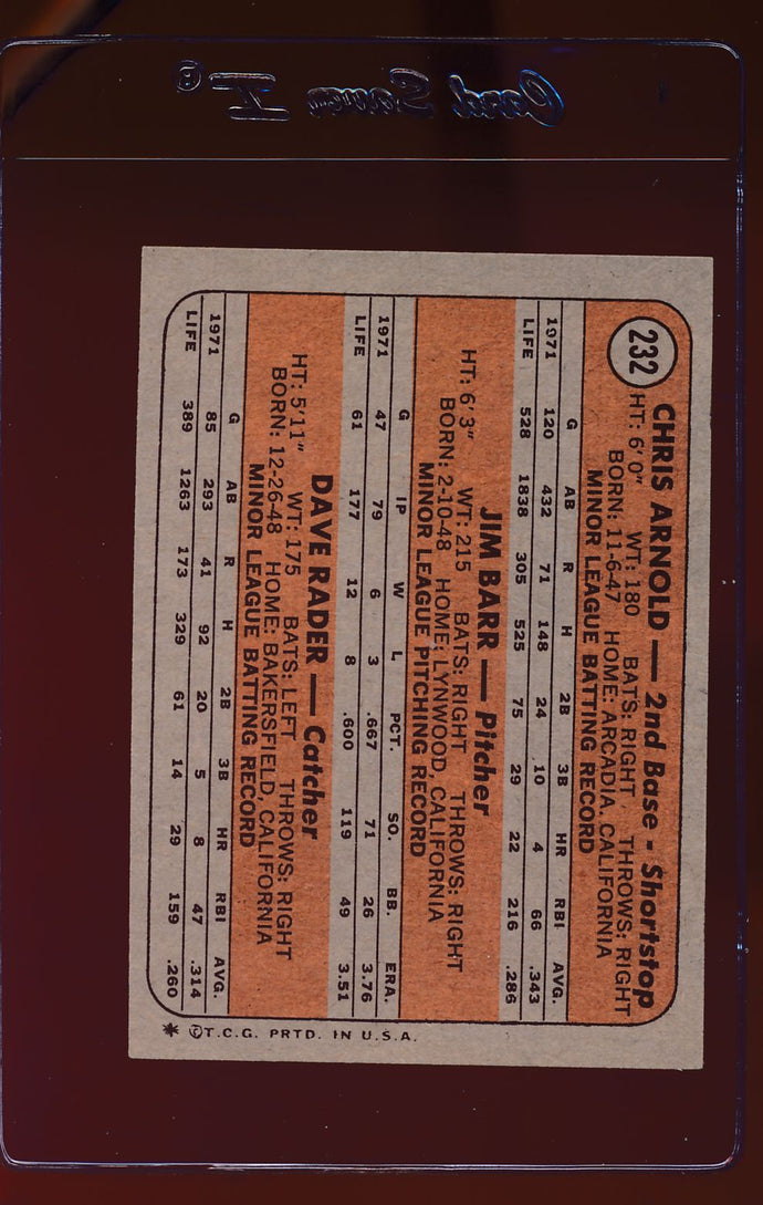 1972 Topps  227 World Series Game 5/Nellie Briles  VG-EX 12571
