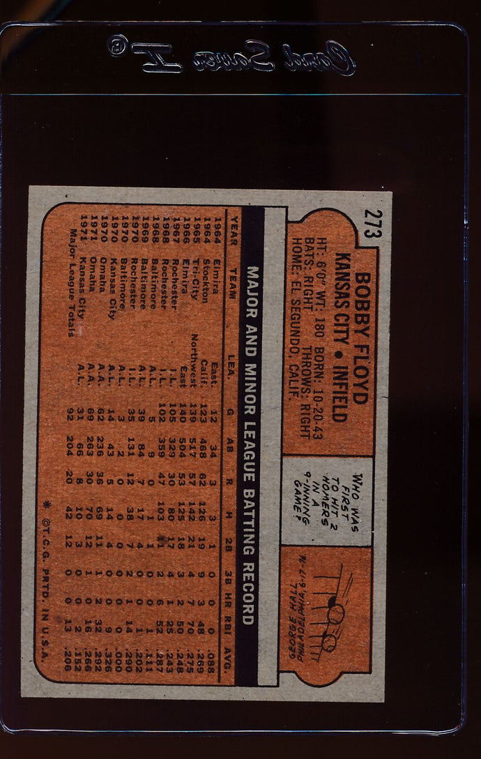 1972 Topps  268 Rookie Stars/Dwain Anderson RC/Chris Floethe RC  EX-MT 12577