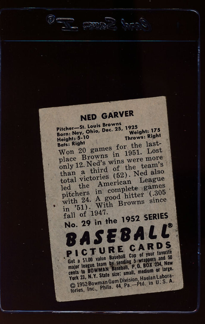 1952 Bowman  28 Roy Hartsfield  VG-EX 12614