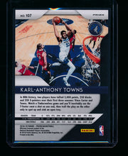 Load image into Gallery viewer, 2018-19 Panini Prizm Red Wave 107 Karl-Anthony Towns  NM-MT+ 13405