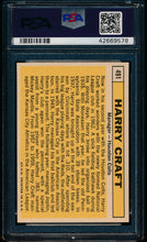 Load image into Gallery viewer, 1963 Topps  491 Harry Craft  PSA 7 NM 13577