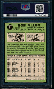 1967 Topps  24 Bob Allen  PSA 7 NM 13610