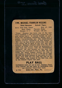 1940 Play Ball  199 Pinky Higgins  G 13660