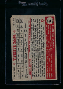 1952 Topps  70 Al Zarilla  P 13691