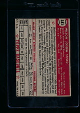 Load image into Gallery viewer, 1952 Topps  381 Milton Stock CO RC High # P (trimmed) 13721