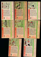 Load image into Gallery viewer, 1955 Topps Baseball Set Builder Lot x8 GD-VG 13801