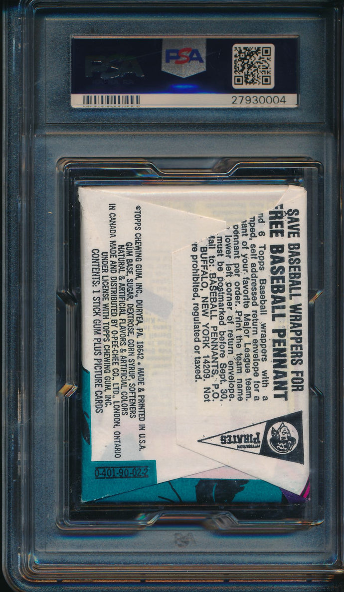 1972 Topps Baseball  Wax Pack 2nd Series PSA 7 NM 14723