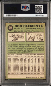 1967 Topps  #400 Bob Clemente  Psa 3