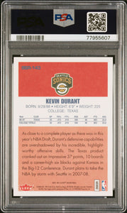 2007 Fleer '86 Retro Rookies  Kevin Durant #143  Psa 9 Rc