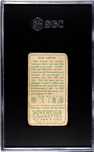 1911 sovereign cigarettes (t205) sam leever sgc 1