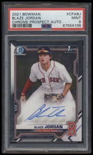 Load image into Gallery viewer, 2021 Bowman Chrome Prospect Auto  #cpabj Blaze Jordan  Psa 9 Mint