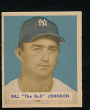 Load image into Gallery viewer, Scan of 1949 Bowman 129 Bill Johnson EX