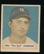 Load image into Gallery viewer, Scan of 1949 Bowman 129 Bill Johnson G
