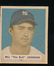 Load image into Gallery viewer, Scan of 1949 Bowman 129 Bill Johnson EX