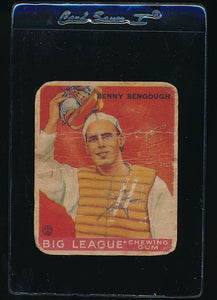 Scan of 1933 Goudey 1 Benny Bengough P (MK)