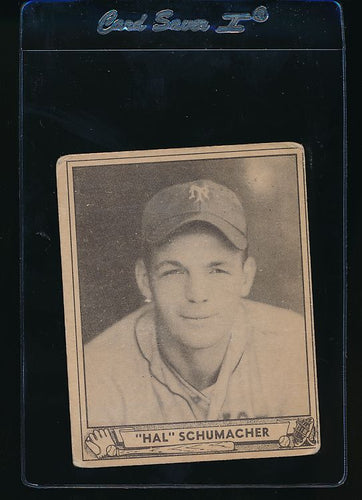 Scan of 1940 Play Ball 85 Hal Schumacher  VG