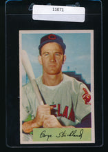 Load image into Gallery viewer, Scan of 1954 Bowman 36  George Strickland EX-MT