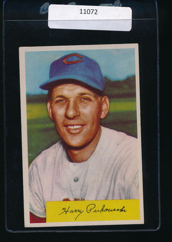 Scan of 1954 Bowman 44  Harry Perkowski EX