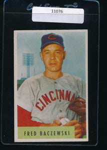 Scan of 1954 Bowman 60  Fred Baczewski RC VG-EX