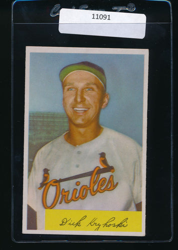 Scan of 1954 Bowman 117  Dick Kryhoski EX