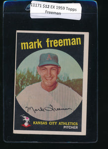 Scan of 1959 Topps 532 Mark Freeman EX