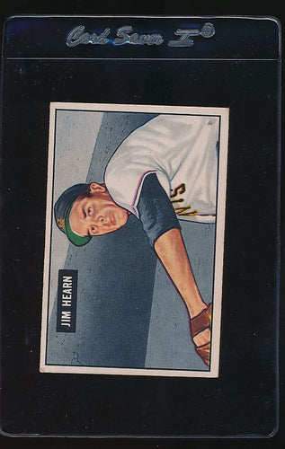 Scan of 1951 Bowman 61  Jim Hearn  VG