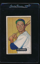 Load image into Gallery viewer, Scan of 1951 Bowman 124 Gus Niarhos EX