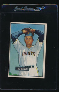 Scan of 1951 Bowman 127 Sal Maglie EX