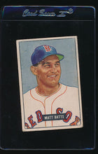 Load image into Gallery viewer, Scan of 1951 Bowman 129 Matt Batts G
