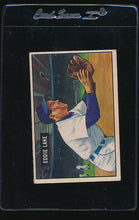 Load image into Gallery viewer, Scan of 1951 Bowman 140 Eddie Lake VG