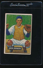 Load image into Gallery viewer, Scan of 1951 Bowman 142 Aaron Robinson VG